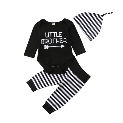 

Family Matching Set Baby Boy LittleBig Brother Tops RomperPantsHat Outfits US