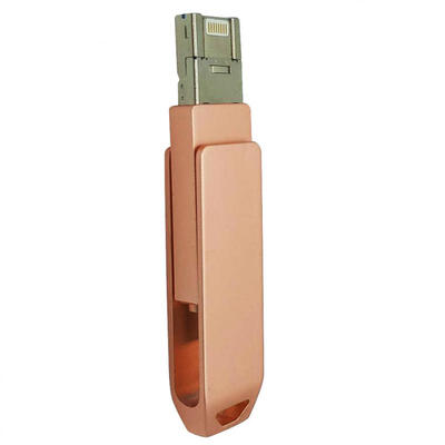 

A002 Double Sized Flash Drive Type C Lightning USB U Disk For Smart Phone