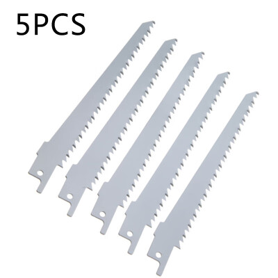 

5Pcs High Carbon Steel Wood Metal Reciprocating Saw Blades 6150mm Kit SET S644D