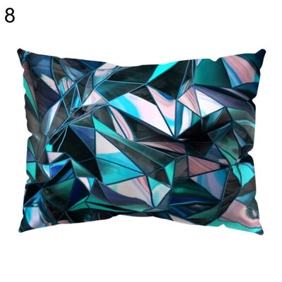 

Circle Wave Geometric Pattern Pillow Cover Cushion Case Car Sofa Bedroom Decor