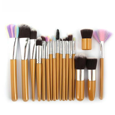 

〖Follure〗New 18pcs Cosmetic Makeup Brush Blusher Eye Shadow Brushes Set Kit GD