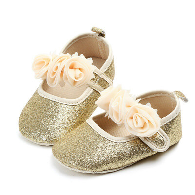 

Baby Girls Shoes Wedding PU Newborn First Walkers Solid Cute Bow Soft Soled Non-slip Footwear Baby Shoes Princess new