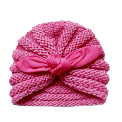 

Newborn Toddler Kids Baby Boys Girls Knit Wool Beanie Hat Winter Warm Cap