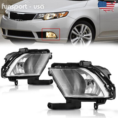 

Fog Lights for Kia Forte Sedan 4 Door 2010 2011 2012 OE Style 881 Halogen 12V 27W Bulbs & Wiring Harness