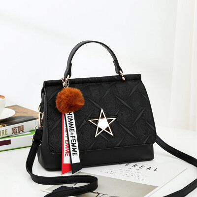 

2019 spring new single shoulder diagonal small bag Korean PU leather fashion handbags Messenger small square bag