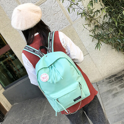 

Tailored Womens Fashion Candy Colors Letter Shoulder Bags Backpack Travel Rucksack