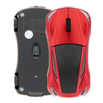 

24GHz Wireless Racing Car Shaped Optical USB MouseMice 3D 3 Buttons 1000 DPICPI for PC Laptop Desktop