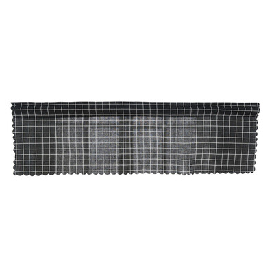 

Short Sheer Curtains Flat Window Pastoral Style Plaid Washable Curtains For The Living Room