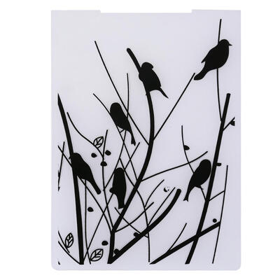 

Bird Branch Plastic Embossing Folder for Scrapbooking DIY Photo Album Card