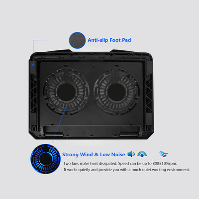 

Notebook Cooling Pad Laptop Radiator Laptop Cooler Notebook Cooling Fan Low Noise Adjustable Angle