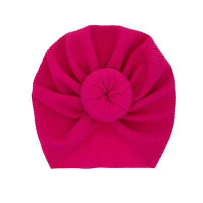 

Baby Girls Boys Turban Knot Head Wrap Cute Kids Hat Cotton Cap Soft Hat