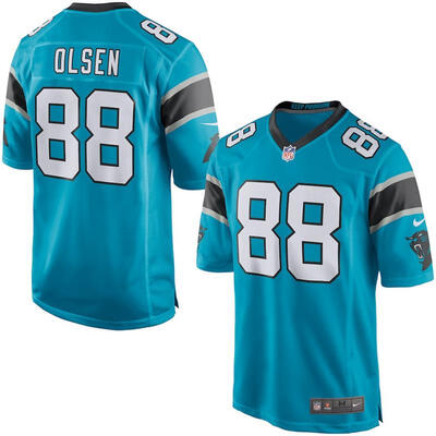 

Youth Football Jersey Carolina Panthers Greg Olsen Blue Game Jersey
