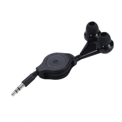 

Double Extendable 35mm Wired In-Ear Earphone Earbuds Headset For Mobile Phones