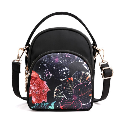 

One-shoulder slanting bag ladys BAG 100 sets portable mobile phone bag keys change Oxford cloth mini-cloth bag