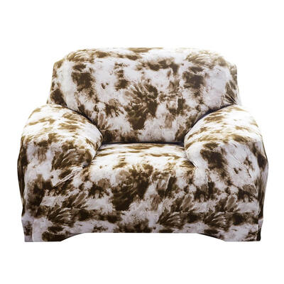 

Graffiti All-inclusive Couch Stretch Sofa Full Cover Slipcover Grey Green