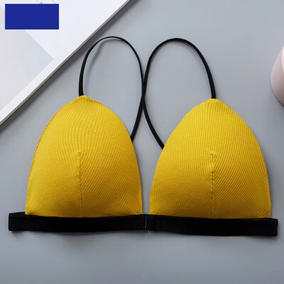 

Sexy Women Lingerie Front Closure Bra Wire Free Solid Color Cross Back Beauty Back Bra Comfort Breathable Underwear Bra