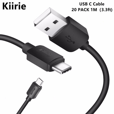 

Kiirie USB Type C Cable 20 pack1m33ft USB Type A to Type C Data Charging Cable for Type C USB Devices