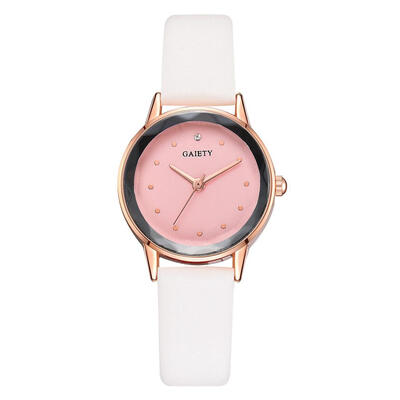 

Fashion Women Watche Top Brand Leather Strap Ladies Quartz Wristwatch Simple Dial Casual Clock Dress Gift Zegarki Damskie