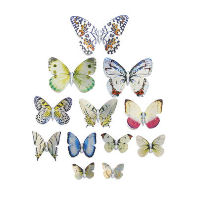 

12pcs 3D Butterflies Magnetic Wall Stickers Living Bedroom PVC Art Decals