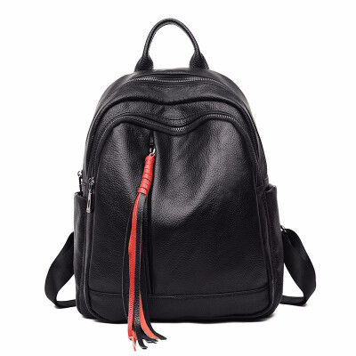 

Female Black Bag Backpack Feminina PU Leather Popular Backpacks for Women Galaxy Backbag for Teens School Girls Bagpack Woman