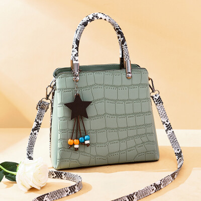 

Crocodile temperament big bag fashion handbag female bag new wild lady shoulder Messenger bag