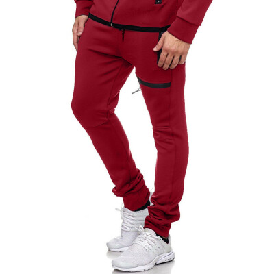 

Gobestart Fashion Mens Sport Pure Color Casual Loose Sweatpants Drawstring Pant