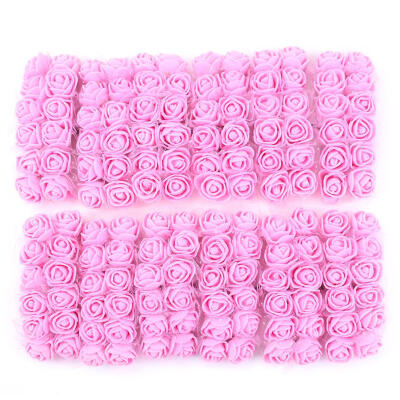 

144pcs 2cm Mini Foam Rose Artificial Flower Bouquet Multicolor Rose Flower