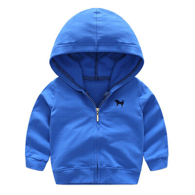 

2017 Baby Boy Jackets Coats Solid Hooded Windbreaker For Toddler Boys Spring Kids Jacket Outerwear