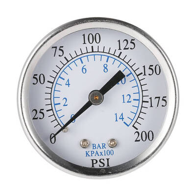 

Portable Pressure Gauge Air Compressor Hydraulic Vacuum Gauge Manometer Pressure Tester 0-200psi 0-14bar 14"" NPT