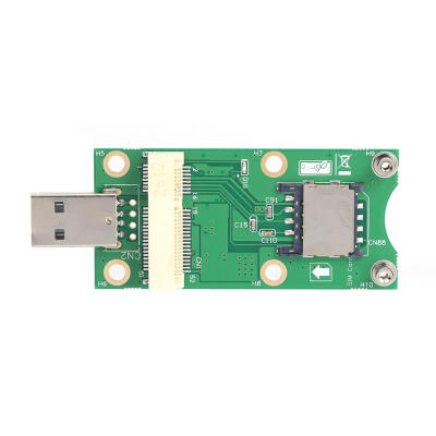 

Mini PCI-E to USB Adapter with SIM 8 Pin Card Slot for WWANLTE Module