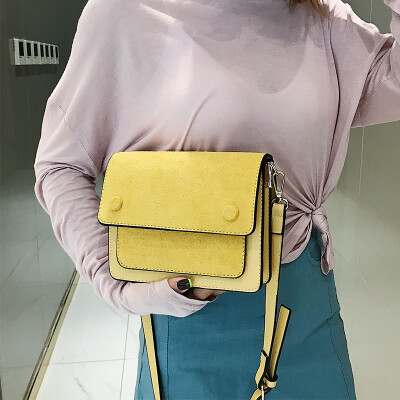 

High-end bag popular female bag 2019 new fashion shoulder bag wild ins indian air matte Messenger bag