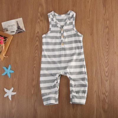 

Newborn Infant Baby Boy Girls Vest Romper Jumpsuit Bodysuit Clothes Outfits 0-2Y