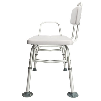 

3 Blow Shower Bench Molding Plates Aluminium Alloy Elderly Bath Old People Chair Gray