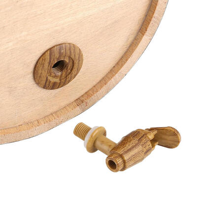 

Greensen 10L Vintage Wood Oak Timber Wine Barrel Dispenser for Whiskey Bourbon Tequila Oak Wine Barrel Wine Barrel Dispenser