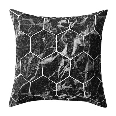 

〖Follure〗Geometric Marble Texture Throw Pillow Case Cushion Cover Sofa Home Decor