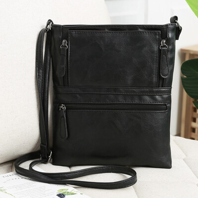 

Tailored Womens Leather Purse Satchel Cross Body Zipper Shoulder Bag Messenger Bag