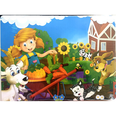

Tailored Wooden Animal Puzzle Jigsaw Blocks Kid Learing Educational Toy