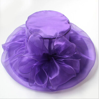 

SUNSIOM Womens Large Floppy Folding Wide Brim Cap Summer Wedding Sun Lace Beach Hat