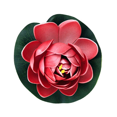 

1pc Simulation Water Lily Garden Pool Plant Ornament Colorful Home Artificial Fake Lotus Floating Flower Pond Tank Plant