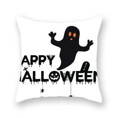 

Cartoon Skull Halloween Cushion Cover Nightmare Before Christmas Decor Throw Pillows Car Sofa Home Decorative Pillow Case
