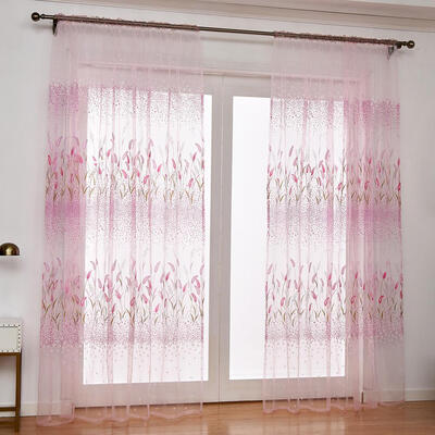 

Dog Tail Flower Offset Printing Curtain Yarn Tulle Curtain for Home Decor