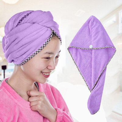 

〖Follure〗Thick Absorbent Dry Hair Cap Shower Cap Quick-drying Towel Absorbent Cap
