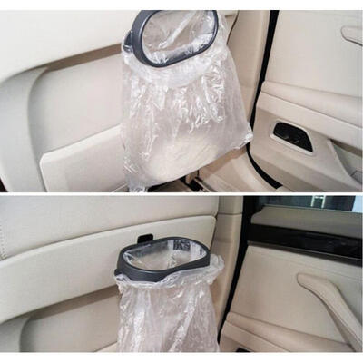 

Vehicle Garbage Bags Frame Pasted Trash Holder Car Rubbish Bag Plastic Basket