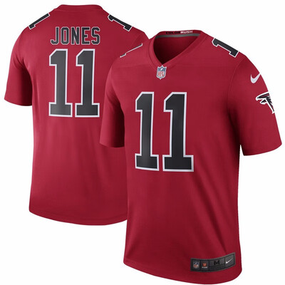 

Nike NFL Atlanta Falcons Mens 2 Matt Ryan 11 Julio Jones 18 Calvin Ridley 21 Deion Sanders 22 Keanu Neal Red Game Jersey