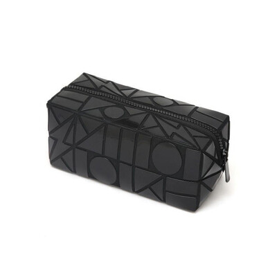 

LOVEVOOK women makeup bag Cosmetic bags for ladies geometric cuboid Pouch Travel Organizer Kids Storage Pencil case Purse Bag