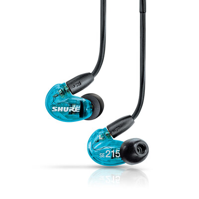 

Shure Shure SE215SPE In-Ear Headphones Strong Subwoofer Sports HiFi Mobile Phone Headset Blue Wireless Control Edition