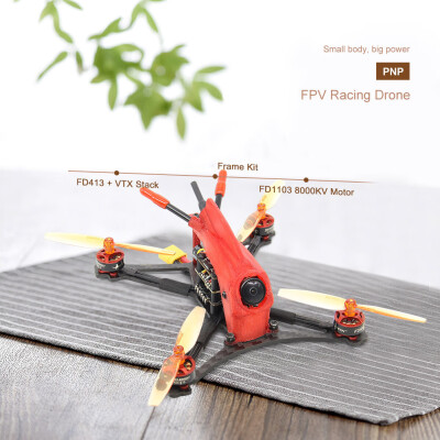 

Siaonvr HGLRC 120 FPV Racing Drone PNP F411 Flight Control 13A 4in1 ESC 1103 Motor