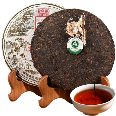 

400g Gong Ting Royal Old Puer Tea Cake Yunnan Mengku Ripe Pu-erh Shu Puerh Black Tea Chinese Tea