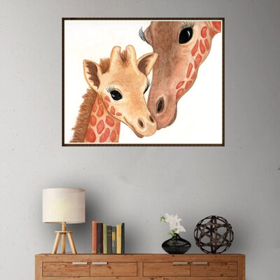 

Gobestart Animal Embroidery Paintings Rhinestone Pasted DIY Diamond Painting Cross Stitch
