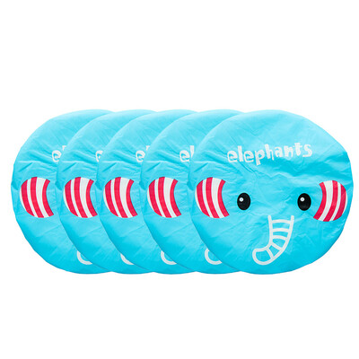 

〖Follure〗5pc Women Shower Caps Colorful Bath Shower Hair Cover Adults Waterproof Bathing